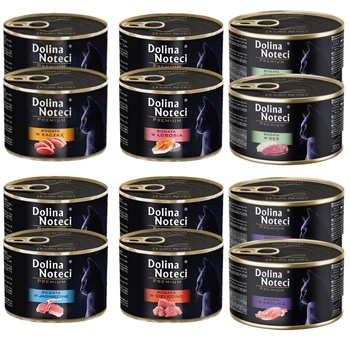 Dolina Noteci Premium pre mačky ZMES PRÍCHUTÍ 12x185g