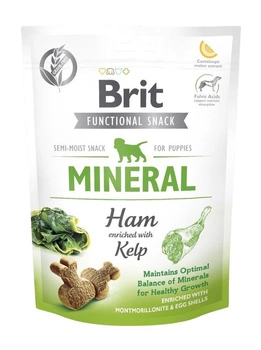 Brit care dog functional snack mineral ham puppy 150g