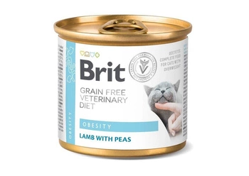 Brit gf veterinary diets cat Obesity 12x200g