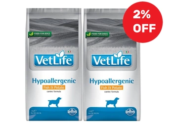 FARMINA Vet Life Dog Hypoallergenic Fish & Potato 2x12kg