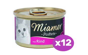 Miamor Pastete beef 12x85g plechovka