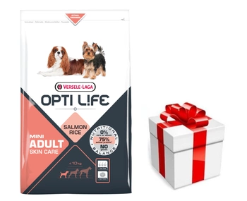 VERSELE-LAGA Opti Life Adult Skin Care Mini 7,5kg + prekvapenie pre vášho psa ZDARMA