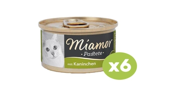 Miamor Pastete králik 6x85g plechovka
