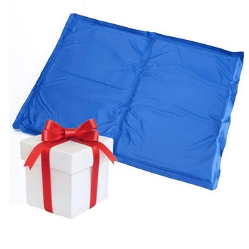 Chladiaca podložka modrá M 40x50cm + Prekvapenie pre vášho psa ZADARMO!