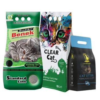 MIX zrniek Benek, Clear Cat, Cat Royale - 25l