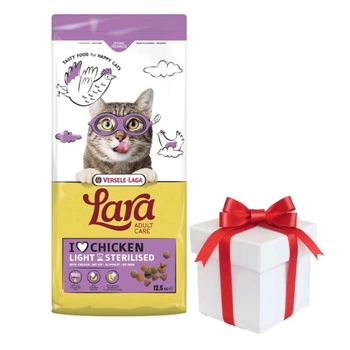 Versele-Laga Lara Adult Light Sterilized 12,5 kg - krmivo pre sterilizované mačky + Prekvapenie pre mačku ZADARMO!