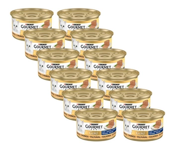 Purina Gourmet Gold mousse s morčacím mäsom 12x85g