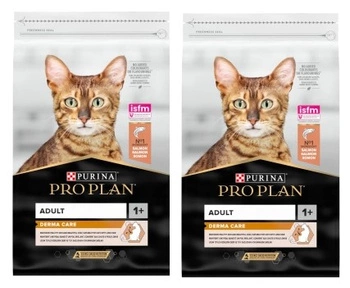 PRO PLAN Adult Derma Care Suché krmivo pre mačky bohaté na lososa 2x10kg