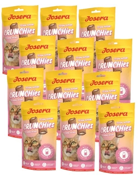 JOSERA Crunchies - s mliekom (maškrta pre mačky) 12x60g