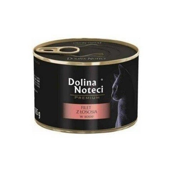 DOLINA NOTECI Premium pre mačky filet z lososa v omáčke 185g