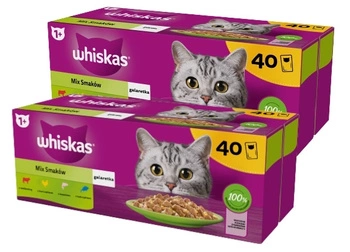 WHISKAS mixovaný výber v želé 80 x 85 g