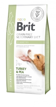 Brit gf veterinary diets dog Diabetes 12kg