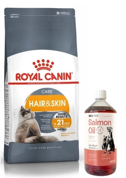 ROYAL CANIN Hair&Skin Care 10kg + LAB V Lososový olej pre psov a mačky 1000ml