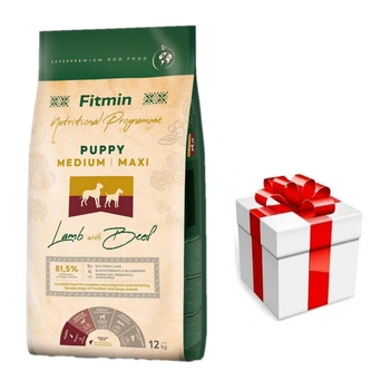 FITMIN Medium Maxi Puppy Lamb&Beef 12kg + PREKVAPENIE PRE VÁŠHO PSA