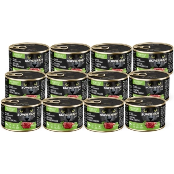 DOLINA NOTECI Super Rafi Cat P&F s divinou a kuracími srdiečkami 12x185g