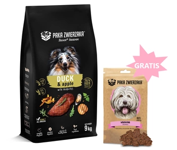 Paka Zwierzaka - Siedme nebo - Kačica a jablká 9kg + pochúťky pre psov zadarmo