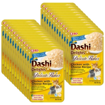 INABA Dashi Delights Jemné vločkové kura so syrom Recept 24x40g