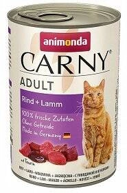 Animonda Carny Adult hovädzie/jahňacie mäso v konzerve 400g