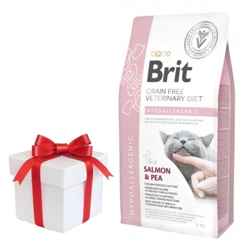 Brit gf veterinary diets cat Hypoallergenic 5kg + Prekvapenie pre mačku ZDARMA!