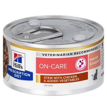 HILL'S PD Prescription Diet Feline On-Care Chicken&Vegatables Stews 82g
