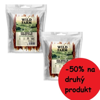 WILD FARM filet z kačacích pŕs na paličke 2x500g pochúťka pre psa