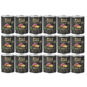 WILD FARM Monoprotein Wild Boar 18x800g hypoalergénne krmivo pre psov