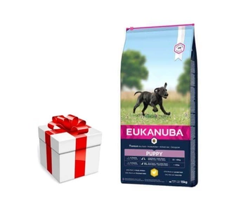 EUKANUBA Puppy&Junior Large Breed 15kg + prekvapenie pre vášho psa ZDARMA