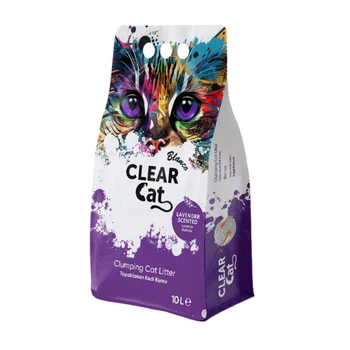 Clear Cat Blanco Levanduľová bentonitová drť 10l