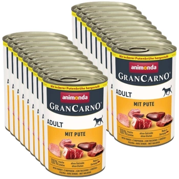 ANIMONDA GranCarno Adult Dog príchuť: morčacie 18x400g