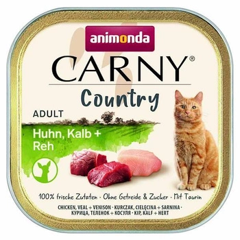 ANIMONDA Carny Country Adult Kuracie, teľacie a srnčie mäso 100g