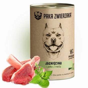 Paka Zwierzaka Jahňacie mäso a jablká s mätou (400g)