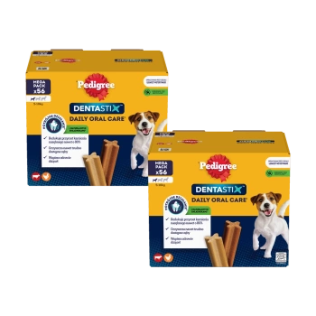 PEDIGREE Dentastix zubné maškrty pre psov malých plemien 2x56 ks