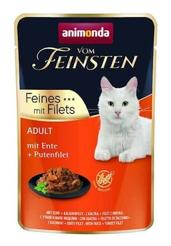 ANIMONDA Cat Vom Feinsten Adult Kačacie + morčacie filé 85g sáčok