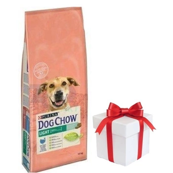 Purina Dog Chow Adult Light Turkey 14 kg + prekvapenie pre psa ZDARMA!