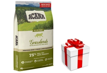 ACANA Grasslands Cat 4,5kg + prekvapenie pre mačku ZDARMA