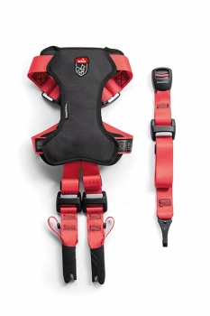 Postroj pre psa ZOLUX TRAVEL SAFE S červený