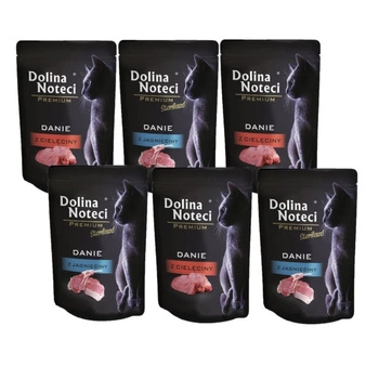 Dolina Noteci Prémiová sterilizovaná zmes príchutí 6x85 g