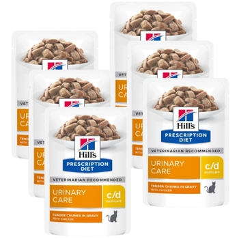 HILL'S PD Prescription Diet Feline c/d Multicare Chicken 6x85g