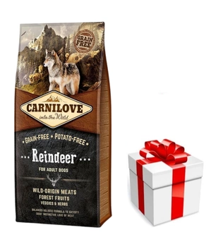 Carnilove Reindeer for Adult 12kg + prekvapenie pre psíka ZDARMA