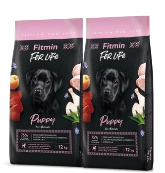 FITMIN For Life Puppy 2x12kg