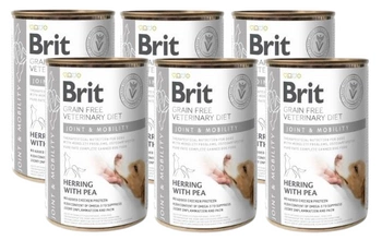 BRIT GF Veterinary Diets Dog Joint &Mobility 6x400g-mokré krmivo pre psy