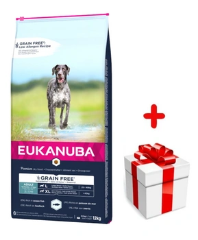 EUKANUBA Adult Large Grain Free 12kg + PREKVAPENIE PRE VÁŠHO PSA