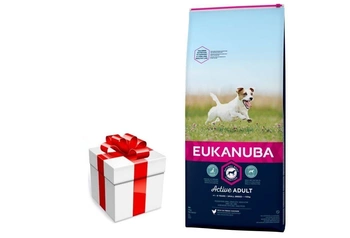 EUKANUBA Adult Small Breed Chicken 15kg + prekvapenie pre vášho psa ZDARMA