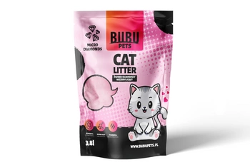 BUBU Pets Nehrudkujúca silikónová podstielka Micro Pink 3,8l