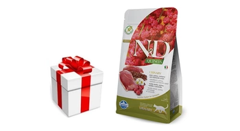 Farmina N&D Quinoa feline URINARY DUCK 5kg + prekvapenie pre mačku GRATIS