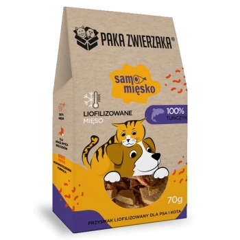 Animal Paka Lyofilizované delikatesné mäso iba tuniak 70g