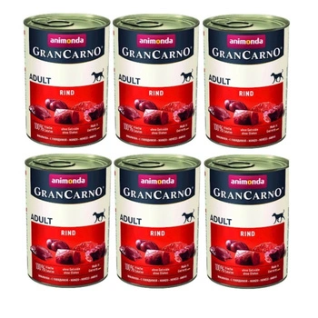 Animonda GranCarno Adult hovädzie mäso v konzerve 6x400g