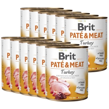 BRIT PATE & MEAT TURKEY 12x800g