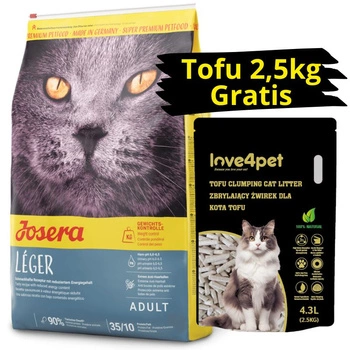 JOSERA Leger 10kg + ZADARMO podstielka