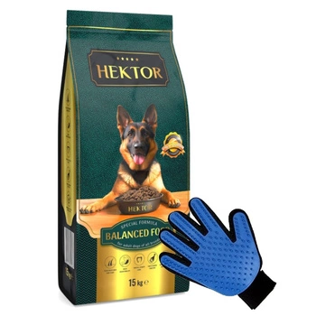 HEKTOR BALANCED Dospelý 15kg + Rukavice na česanie ZDARMA!